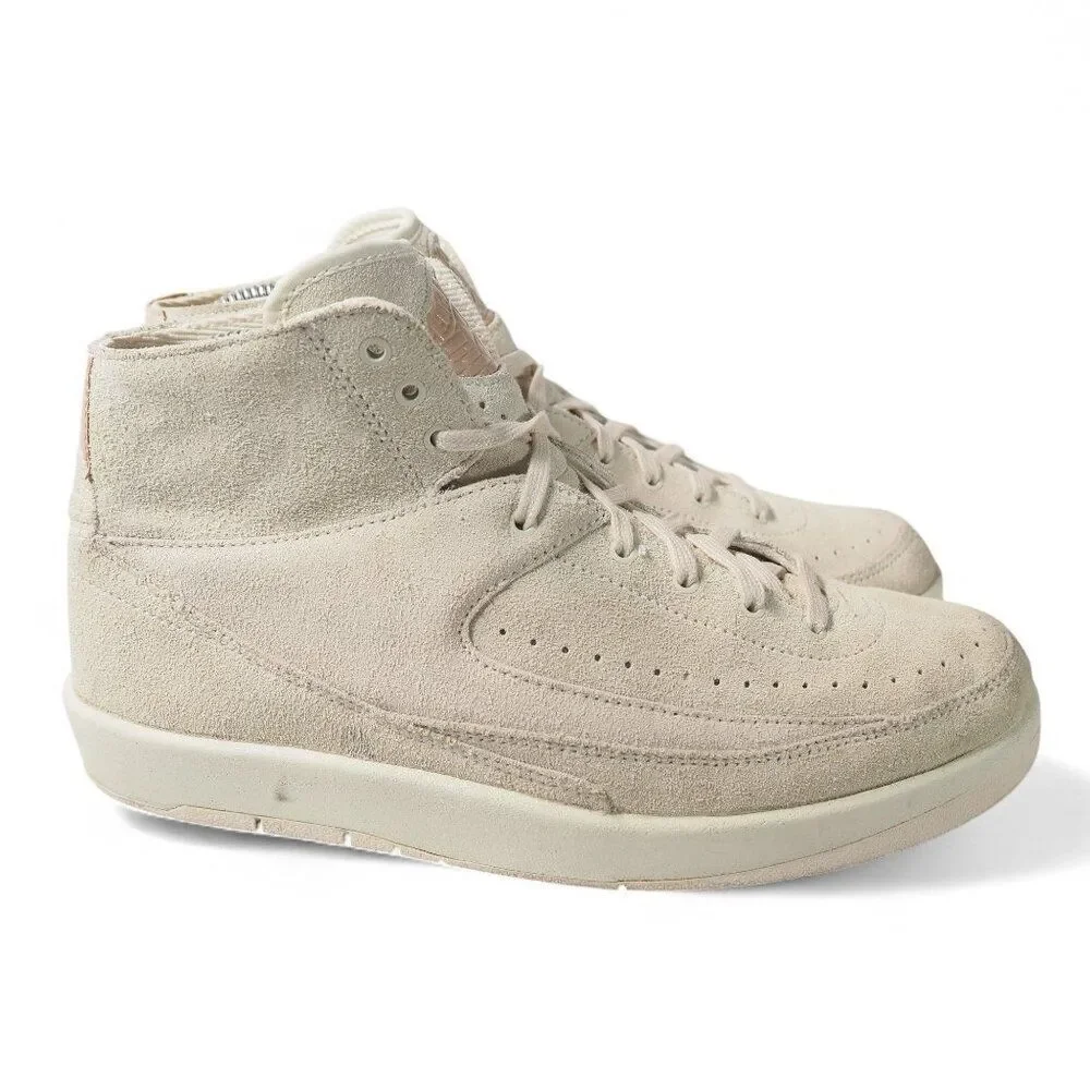 Air Jordan 2 Retro Deconstructed 'Sail' 897521-100 Men's‎ 8 Lifestyle Sneakers